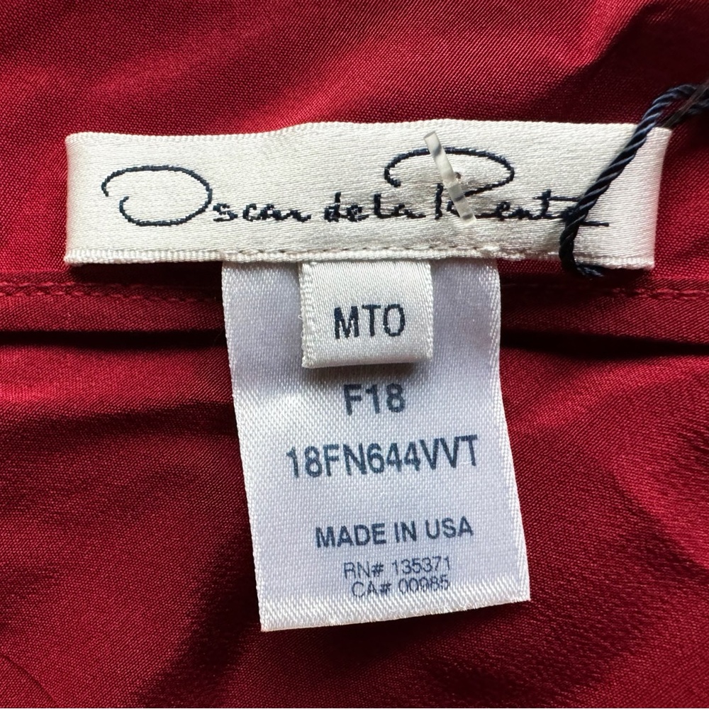NWT Oscar de la Renta Velvet Dress - Picture 10 of 12